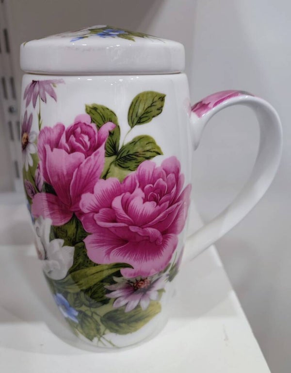 Grand Mug arrondi avec couvercle