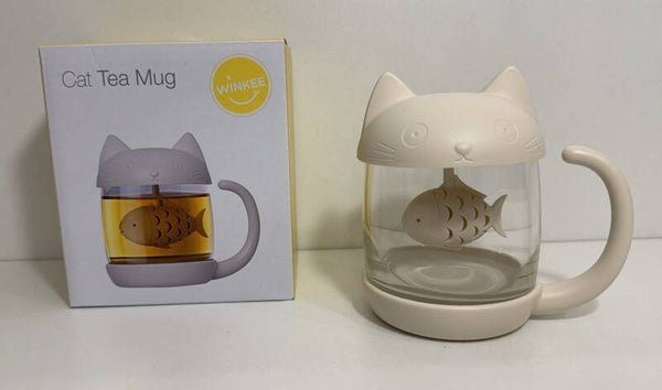 Mug chat à infusion
