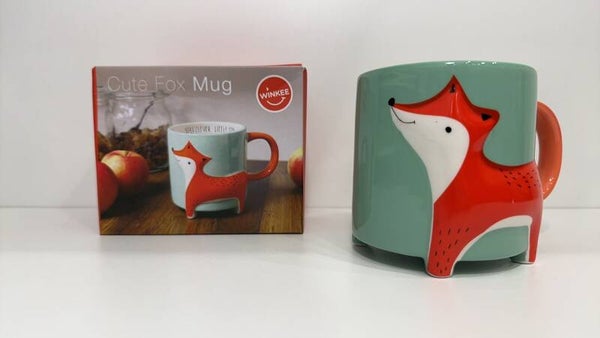 Grand mug renard heureux