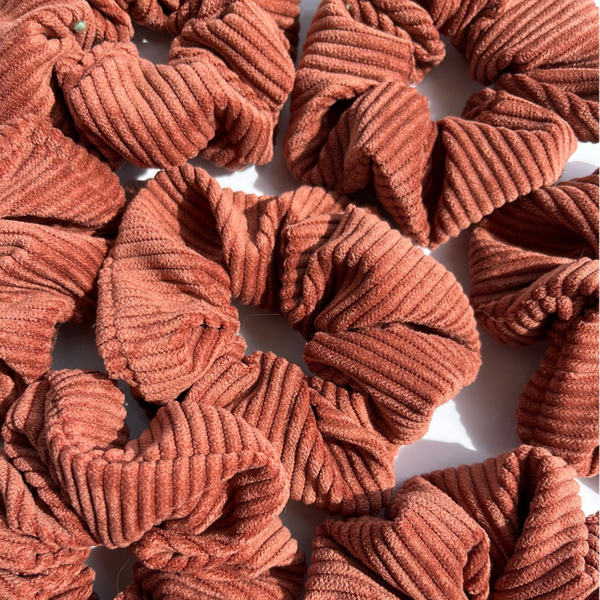 Chouchou JONE Rust Ribbed Velvet