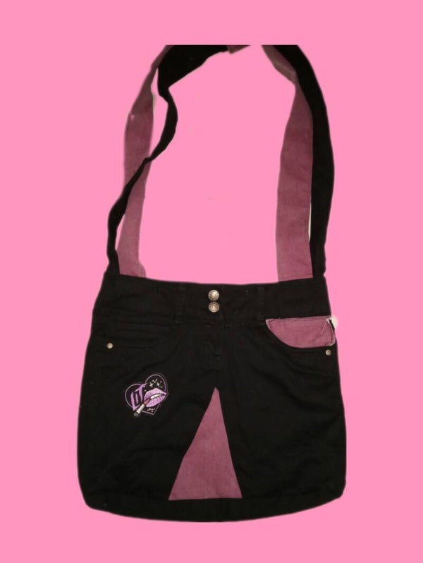 Sac jeans violet