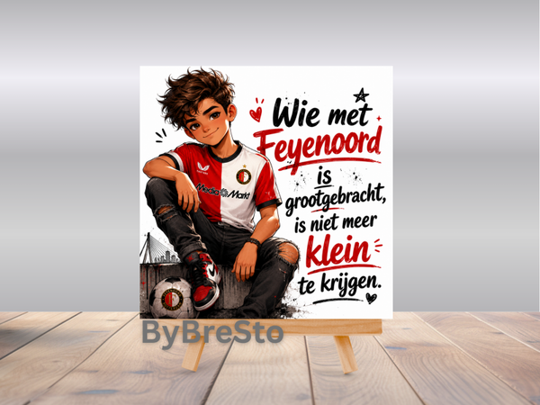 Tegel | Niet klein te krijgen (man)