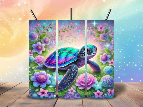 Tumbler | Purple turtle dream