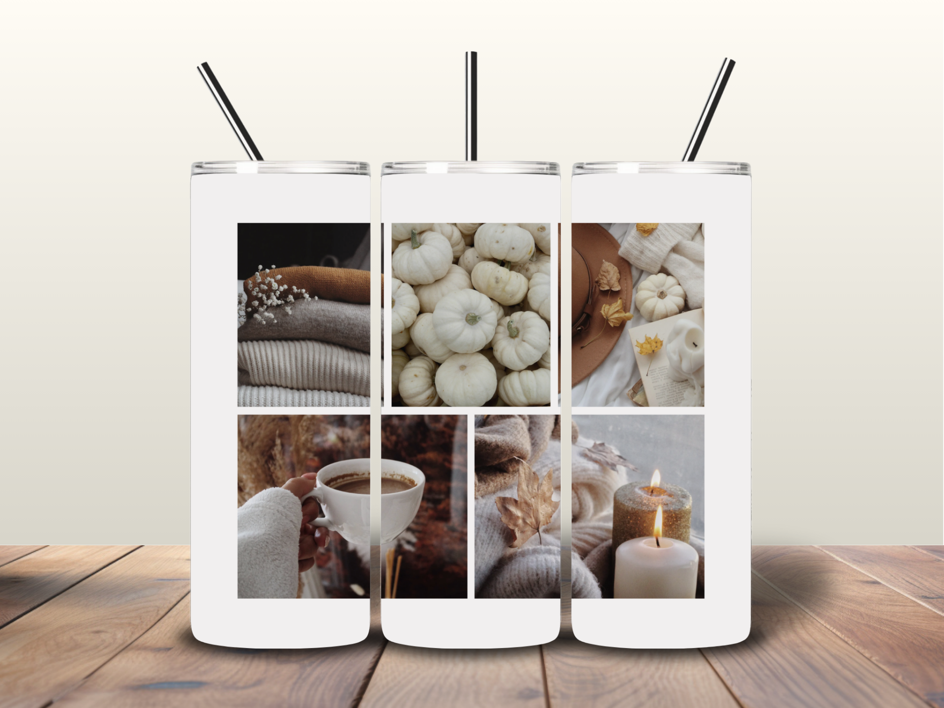 Tumbler | Collage met 5 foto's