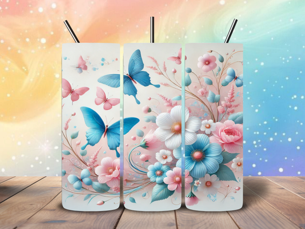 Tumbler | Vrolijke vlinders