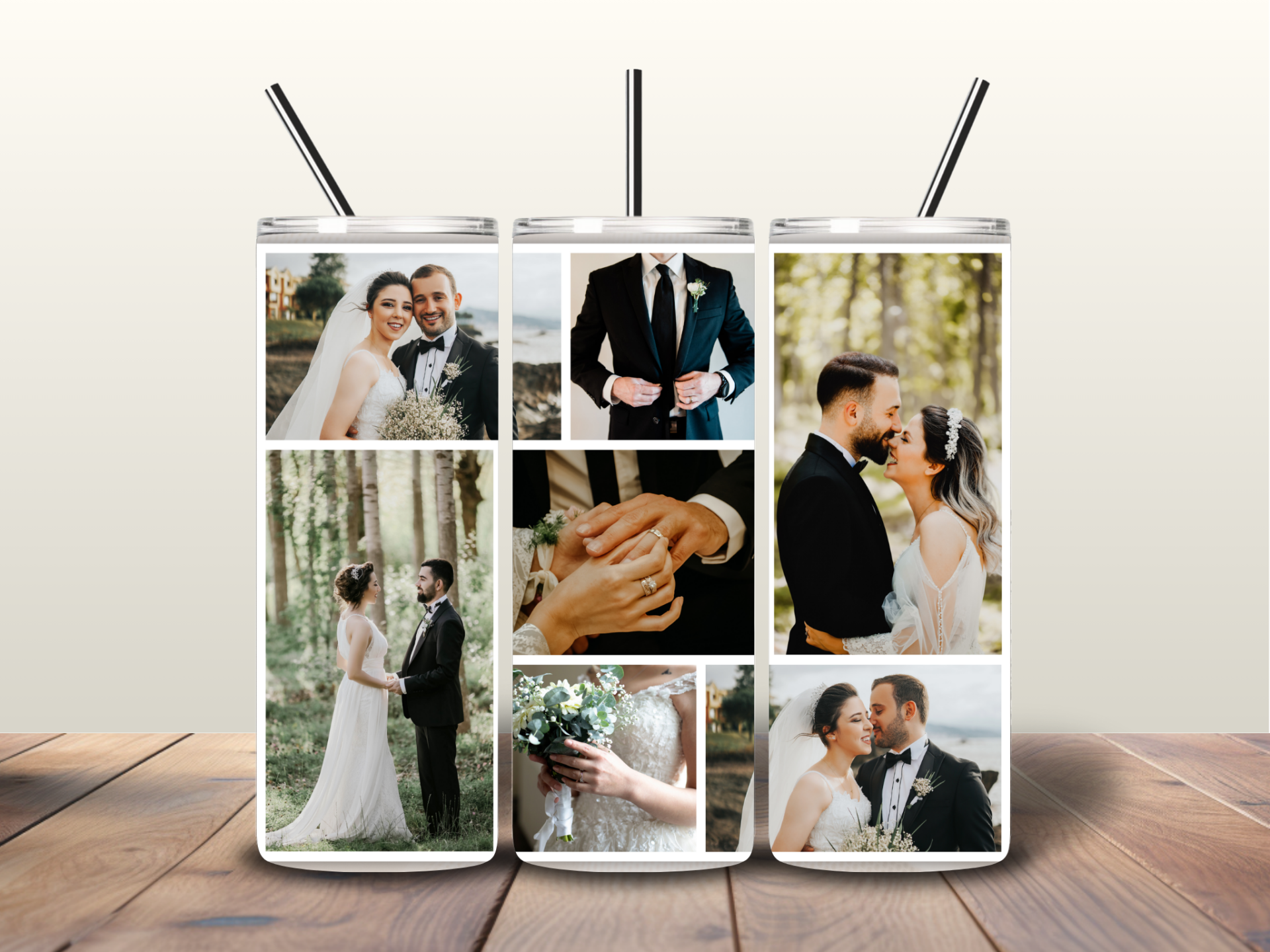 Tumbler | Collage met 7 foto's