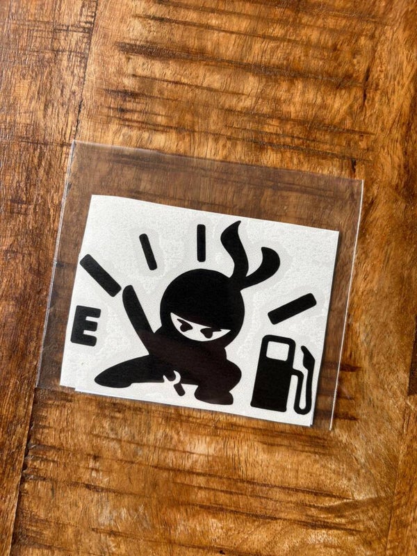Tankdop sticker ninja