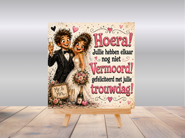 Tegel | Vermoord, trouwdag