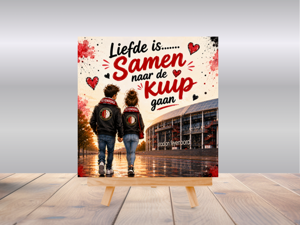 Tegel | Liefde is.....samen naar de kuip gaan