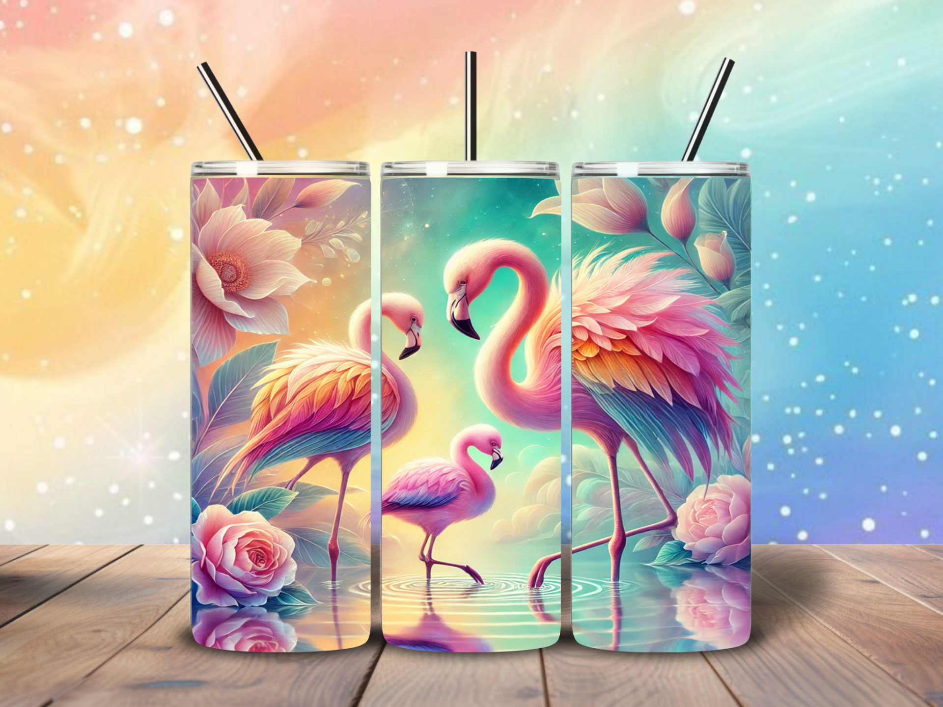 Tumbler | Flamingo Love