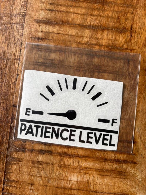 Autosticker Patience level