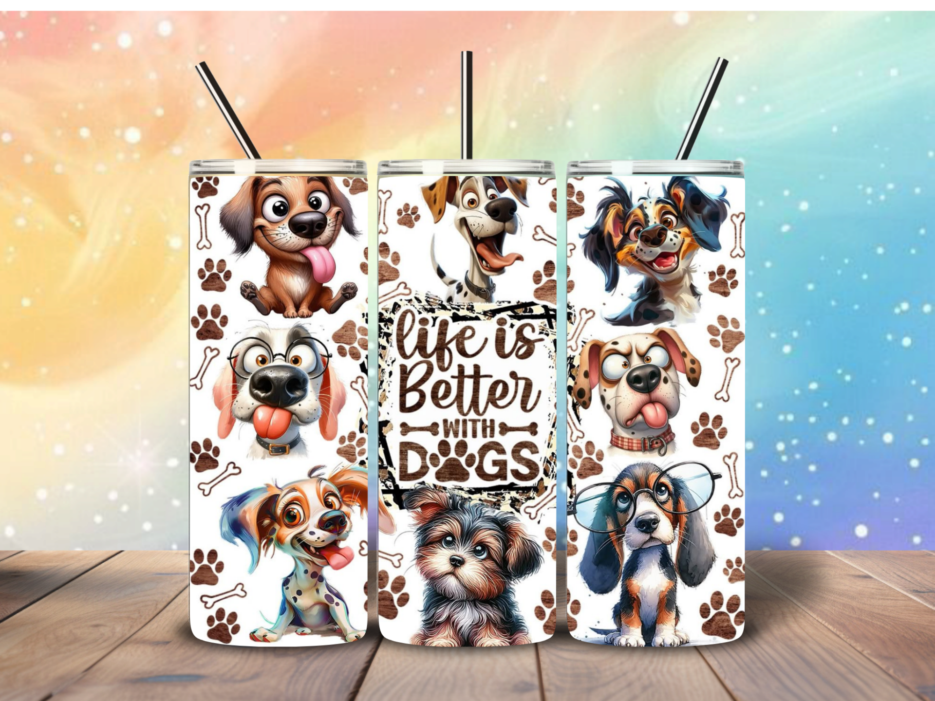 Tumbler | Live is beter with dogs