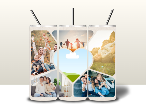 Tumbler | Collage met 6 Foto's