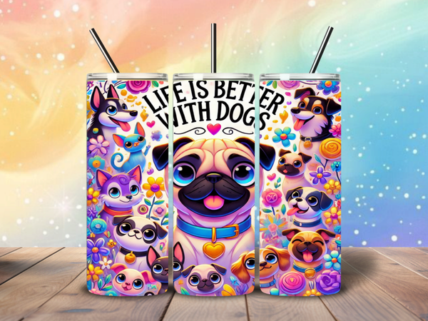 Tumbler | Pug & Friends