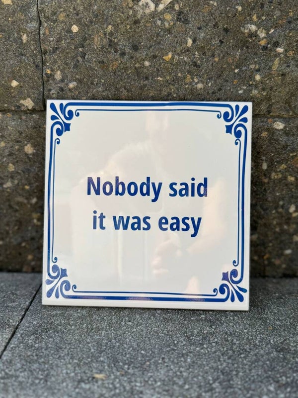 Tegel | Nobody said it was easy