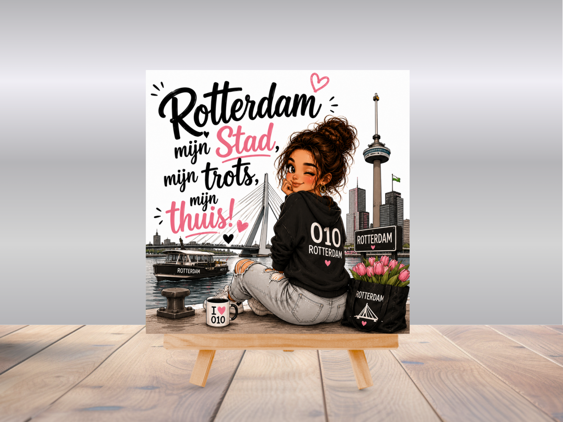 Tegel | Rotterdam. mijn stad, mijn trots, mijn thuis (Vrouw)