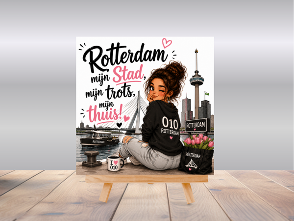 Tegel | Rotterdam. mijn stad, mijn trots, mijn thuis (Vrouw)