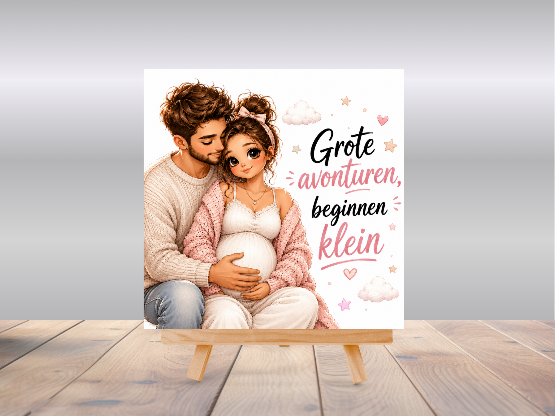 Tegel | Grote avonturen, beginnen klein Roze