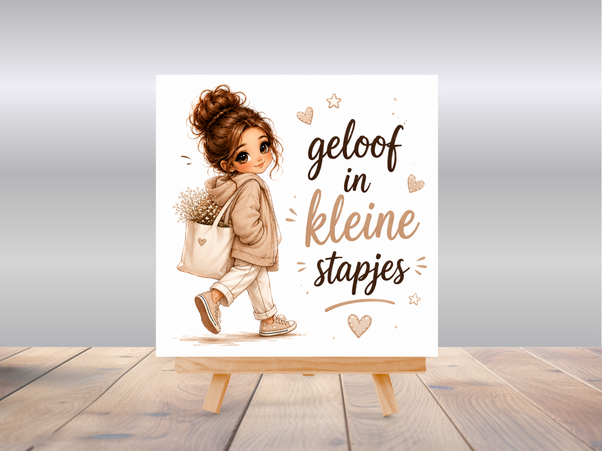 Tegel | Geloof ik kleine stapjes