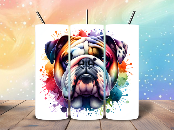 Tumbler | Engelse bulldog splatter