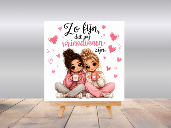 Tegel | 2 vriendinnen