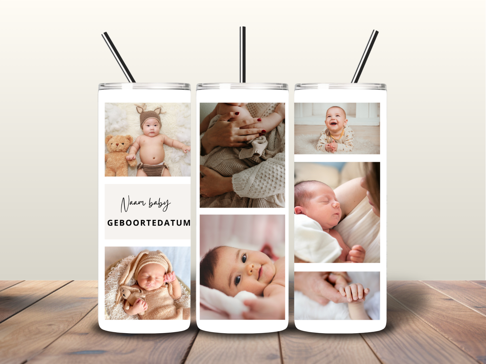 Tumbler | Collage met 7 foto's