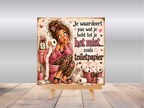 Tegel | Toiletpapier waarderen