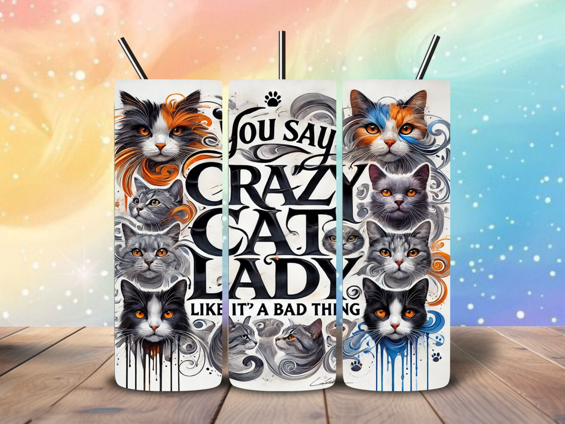 Tumbler | Crazy cat lady