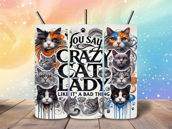 Tumbler | Crazy cat lady