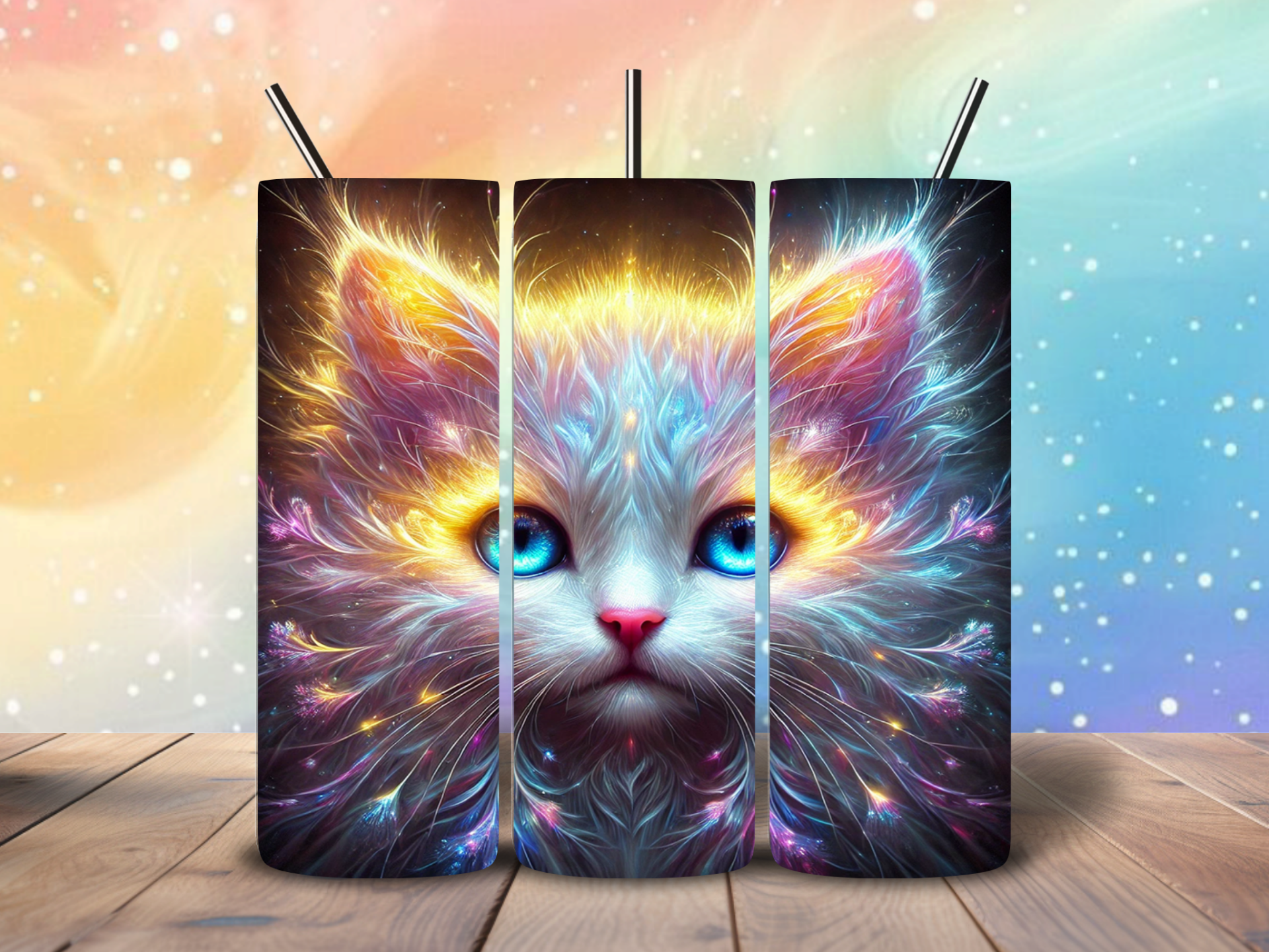 Tumbler | Starlight Spirit Cat