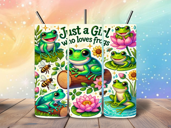 Tumbler | just love frogs