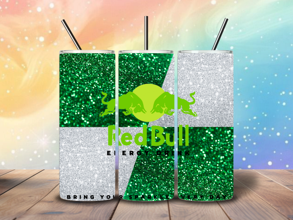 Tumbler | RB Groen glitter