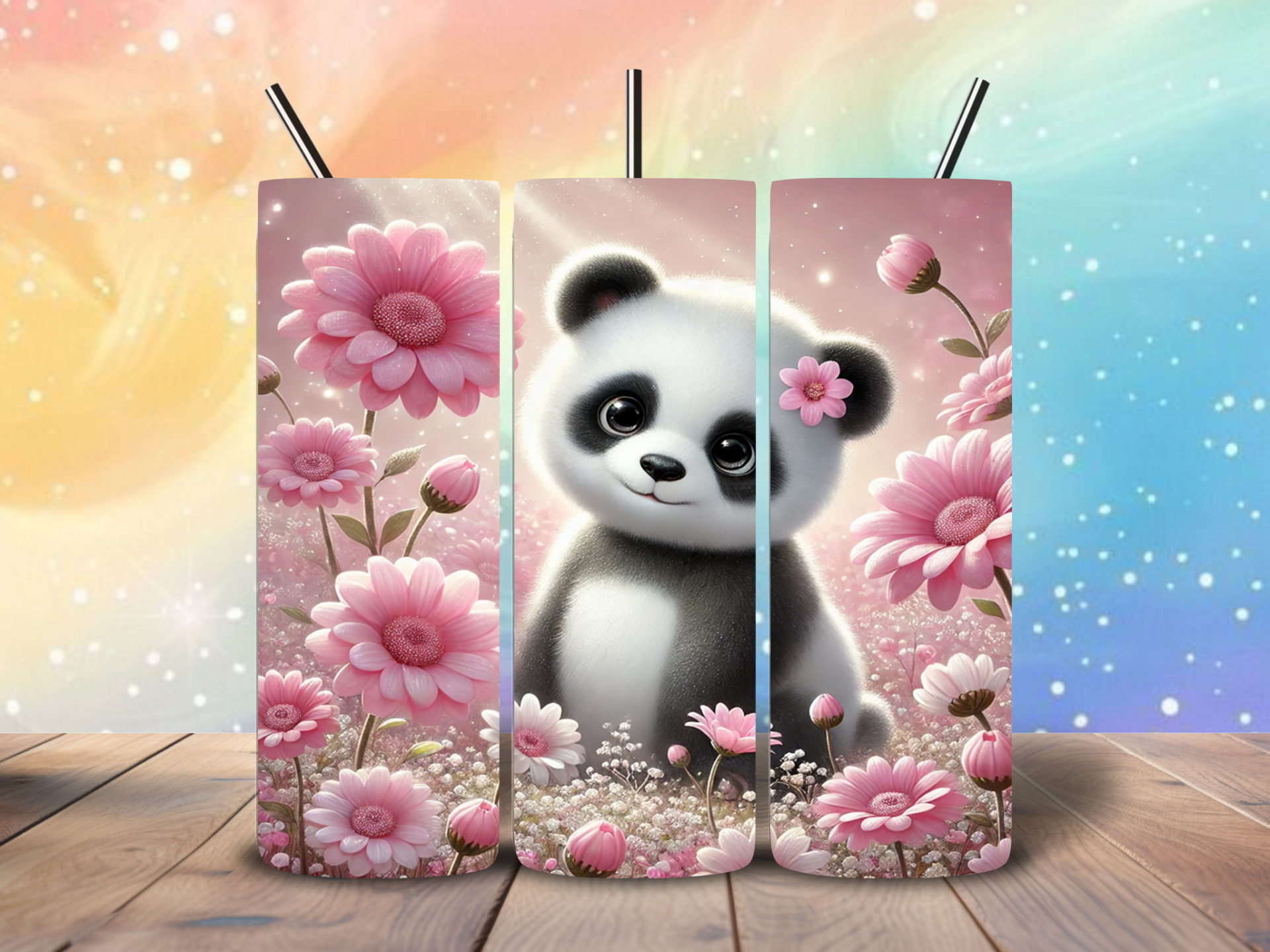Tumbler | Roze Panda Dromen