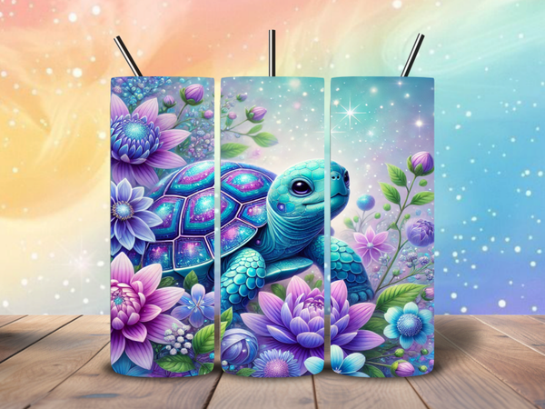 Tumbler | purple turtle dreams