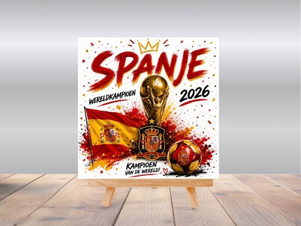 Tegel | Spanje wereldkampioen