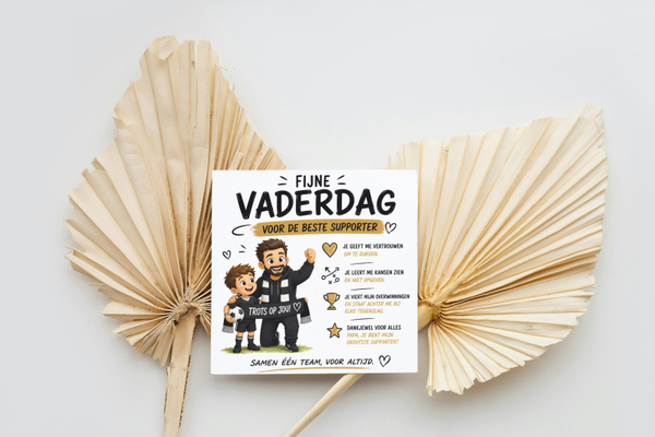 Tegel | Fijne vaderdag voor de beste supporter