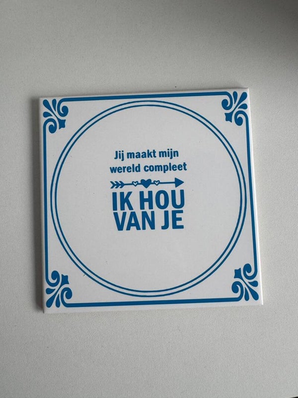 Tegel | Ik hou van jou