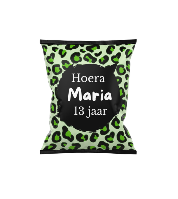 Chipsz zakje | Panter groen