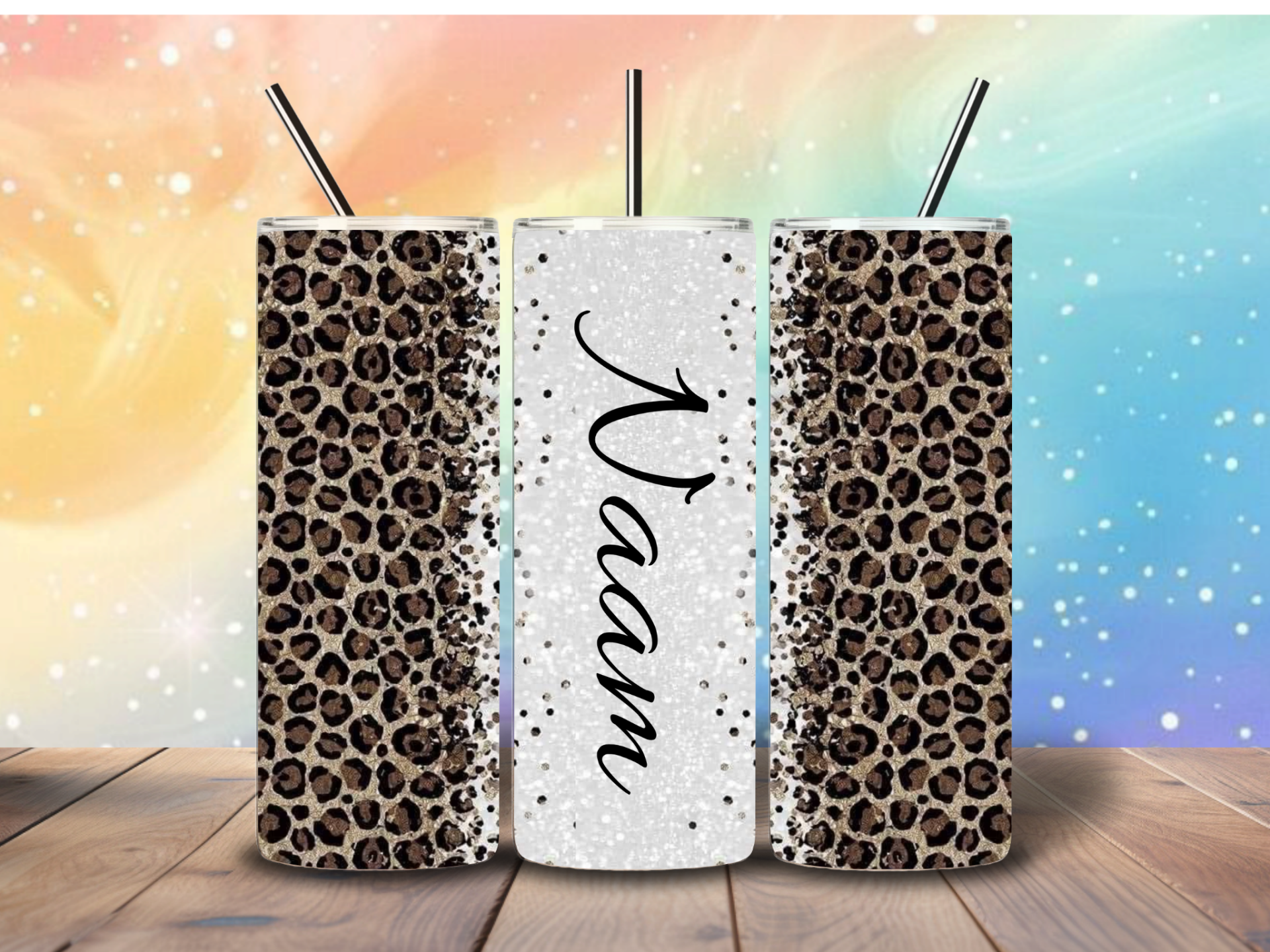 Tumbler | luipaard met naam