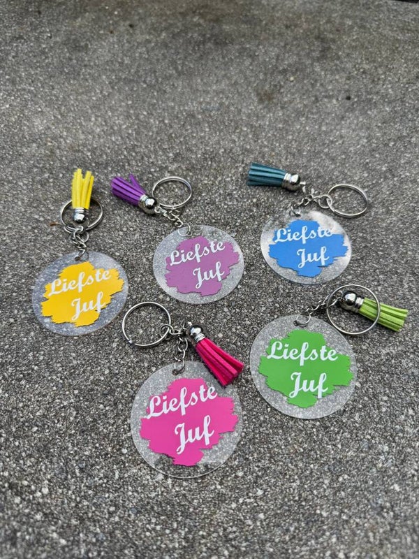 Sleutelhanger | Liefste juf