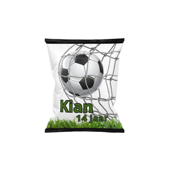 Chips zakje | voetbal doel