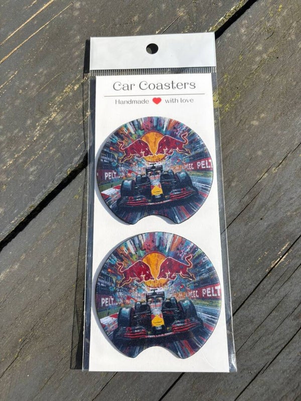 Car coaster Redbull graffiti