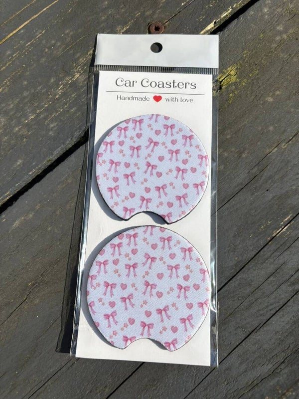 Car coaster Strikjes