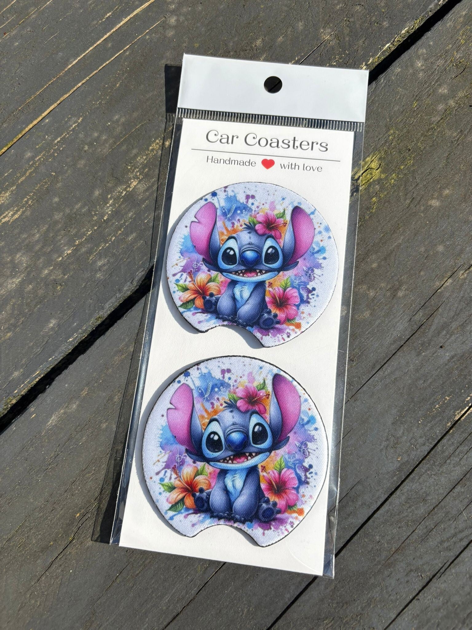Car coaster Stitch