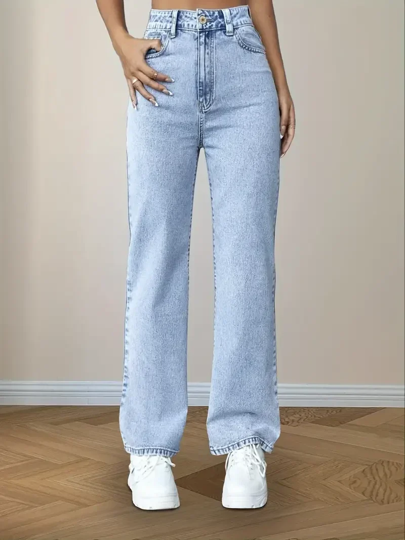 Denim Jeans Strait leg