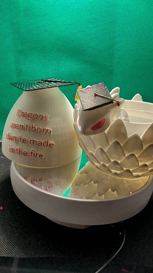 Graduation Dragon Bust
