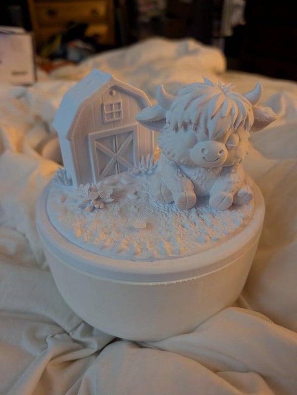 Highland Cow Trinket Dish