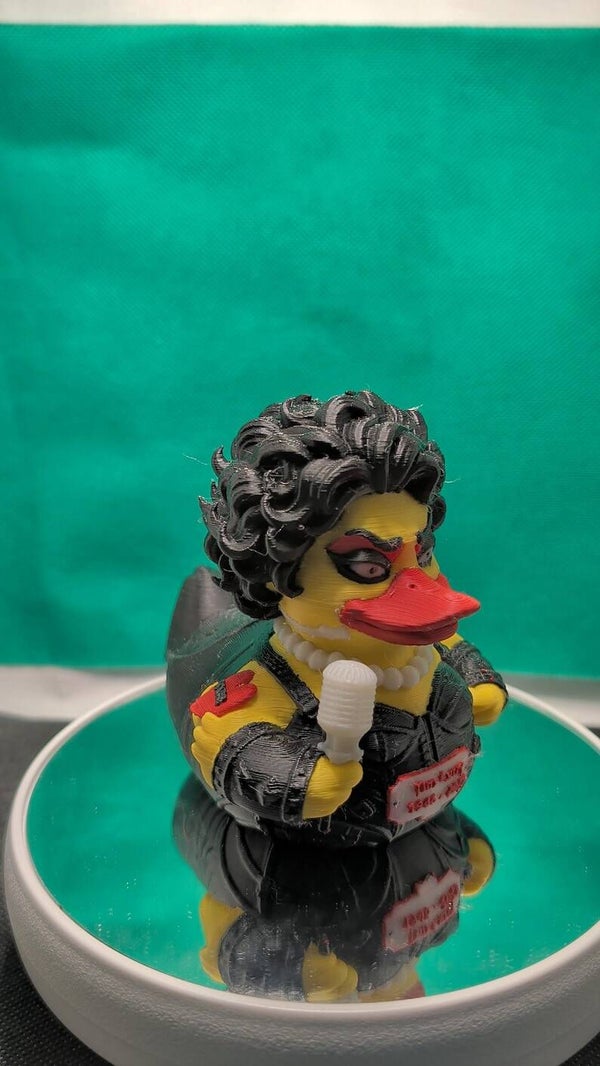 Glam Rocker Duck — 3D Printed Duck Figurine