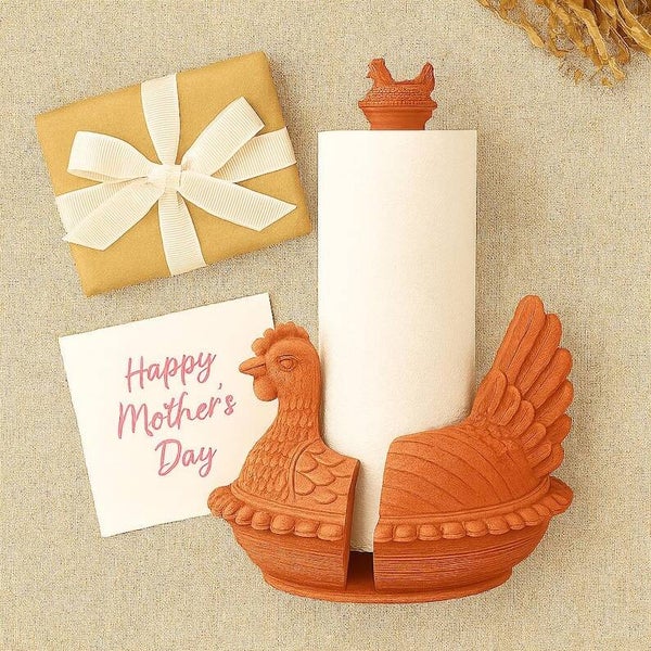 Hen in Nest Paper Towel Holder