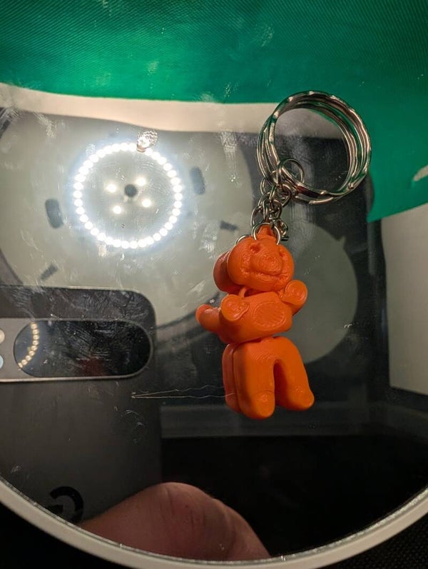 Articulated Pumpkin Guy Keychain